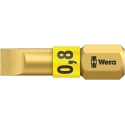 Wera Screwdriver Bit, Hex Drive, 0.8mm Blade Thickness, 5.5mm Blade Width, 25mm Overall Length 05056172001
