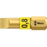 Wera Screwdriver Bit, Hex Drive, 0.8mm Blade Thickness, 5.5mm Blade Width, 25mm Overall Length 05056172001