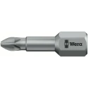 Wera Screwdriver Bit PH1, 25 mm Drive Size, Chrome Plated Stainless Steel, 1-Piece 05056505001