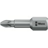 Wera Screwdriver Bit PH1, 25 mm Drive Size, Chrome Plated Stainless Steel, 1-Piece 05056505001