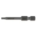 Wera Hex Screwdriver Bit 1/4 in Drive, 2.5 mm Tip Size, Hex Drive Type, 50 mm Overall Length 05059604001