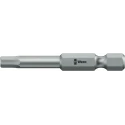 Wera Hexagonal Plus Screwdriver Bit 6.35 mm Drive Size, 5 mm Head Size, 89 mm Overall Length 05059644001