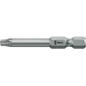 Wera Screwdriver Bit, 6.35 mm Hex Drive Size, T25 TORX® BO Tip, 89 mm Overall Length 05060053001
