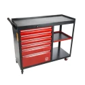 RS PRO 6 Drawer Wheeled Steel Roller Cabinet with Smart-Lock System 1.09m Length 980mm Width 450mm Height 875-5789