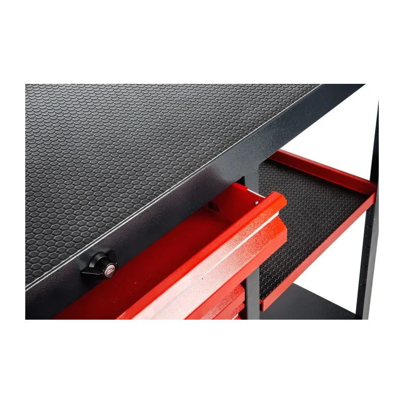 RS PRO 6 Drawer Wheeled Steel Roller Cabinet with Smart-Lock System 1.09m Length 980mm Width 450mm Height 875-5789