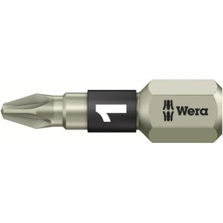 Wera Stainless Steel Screwdriver Bit PZ1 Tip Hex Drive 1-Piece 05071020001