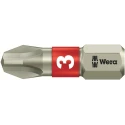 Wera Screwdriver Bit PH3 25 mm Tip Stainless Steel Hex Drive 05071012001