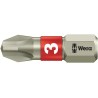 Wera Screwdriver Bit PH3 25 mm Tip Stainless Steel Hex Drive 05071012001