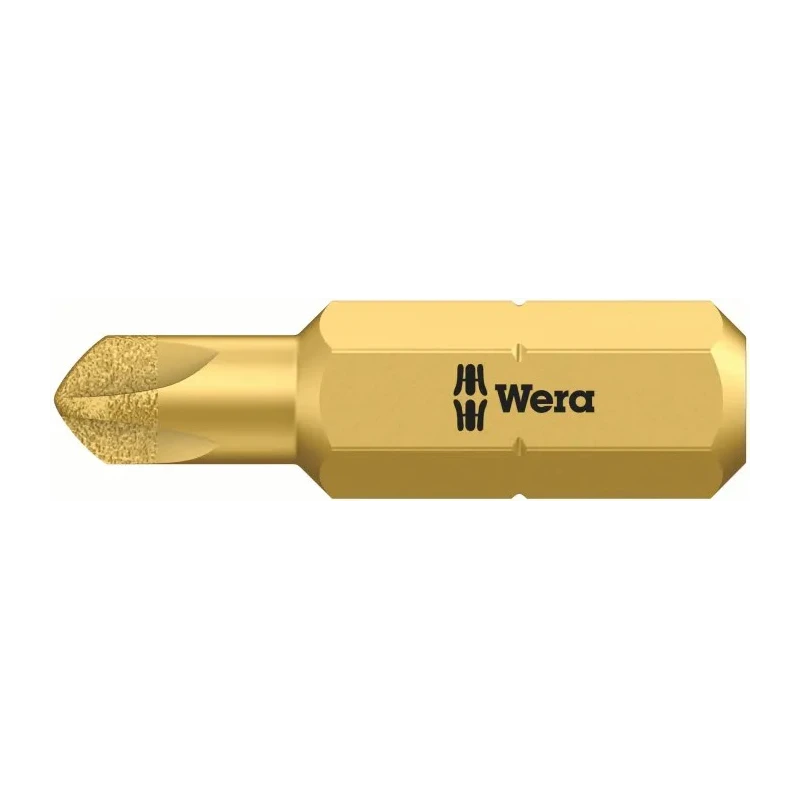 Wera Torq Screwdriver Bit 6.35 mm Tip TQ8 Hex Drive 25mm Overall 05066642001