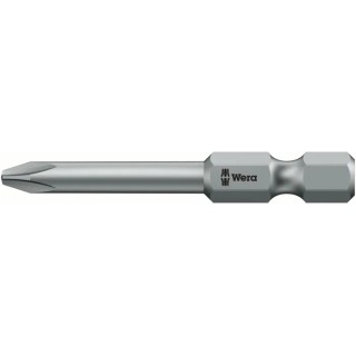 Wera Screwdriver Bit with 1/4 in Hexagonal Drive, PH00 Phillips Tip, 50 mm Overall Length PH00