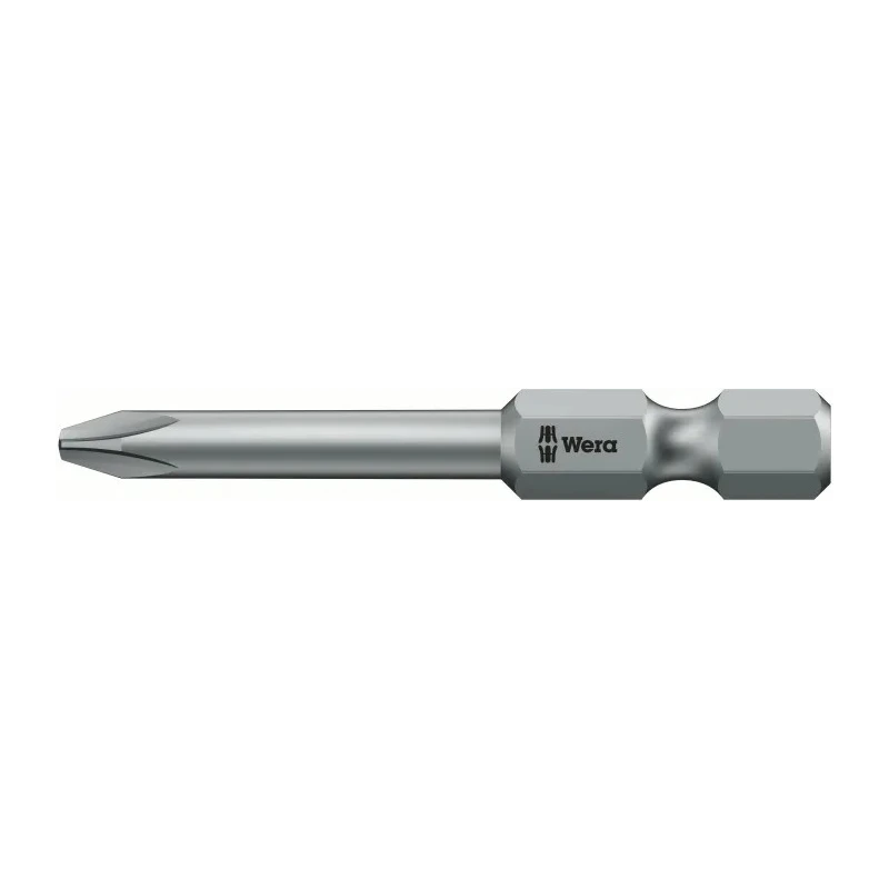 Wera Screwdriver Bit with 1/4 in Hexagonal Drive, PH00 Phillips Tip, 50 mm Overall Length PH00