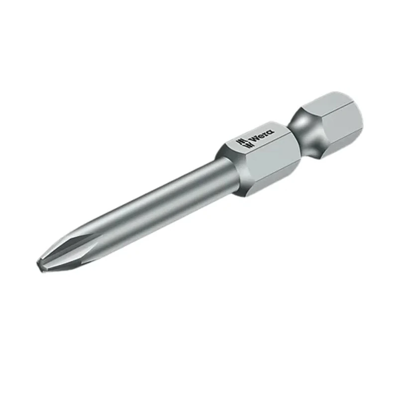 Wera Screwdriver Bit with 1/4 in Hexagonal Drive, PH00 Phillips Tip, 50 mm Overall Length PH00
