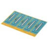 Testo Temperature Sensitive Label 161 °C to 204 °C 2 Levels 50mm x 18mm 10 Labels Per Pack 0646 2532