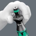 Wera Pre-Settable Torque Screwdriver, 2.5 To 29.0 in.lbs, 1/4 in Drive ESD Safe, ±6 % Accuracy 05074720001