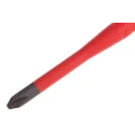 Wera Insulated Screwdriver PH2 Tip 100mm Blade Chrome Plated Stainless Steel VDE 1000V Approved 205mm Overall 05006451001