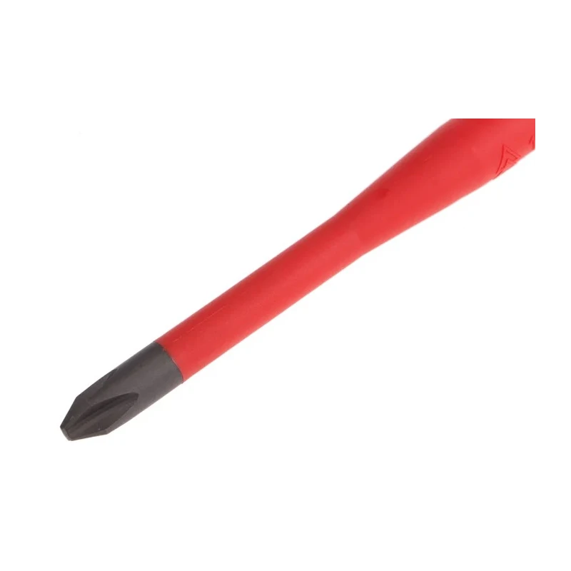 Wera Insulated Screwdriver PH2 Tip 100mm Blade Chrome Plated Stainless Steel VDE 1000V Approved 205mm Overall 05006451001