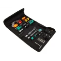 Wera 25 Piece Plumber Tool Kit with Pouch VDE 1000V Approved IEC 60900 05135927001