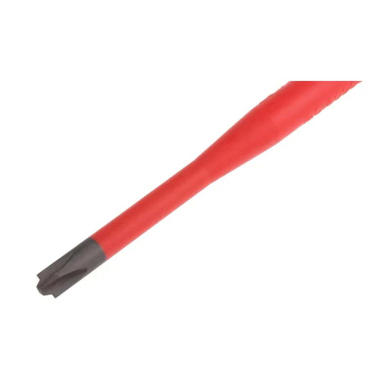 Wera Insulated Screwdriver PH2 Tip 100 mm Blade Chrome Plated Stainless Steel VDE 1000V Approved 205mm Overall 05006456001