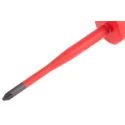 Wera Insulated Screwdriver PZ1 Tip 80 mm Chrome Plated Stainless Steel Blade 178 mm Overall Length VDE 1000V 05006460001