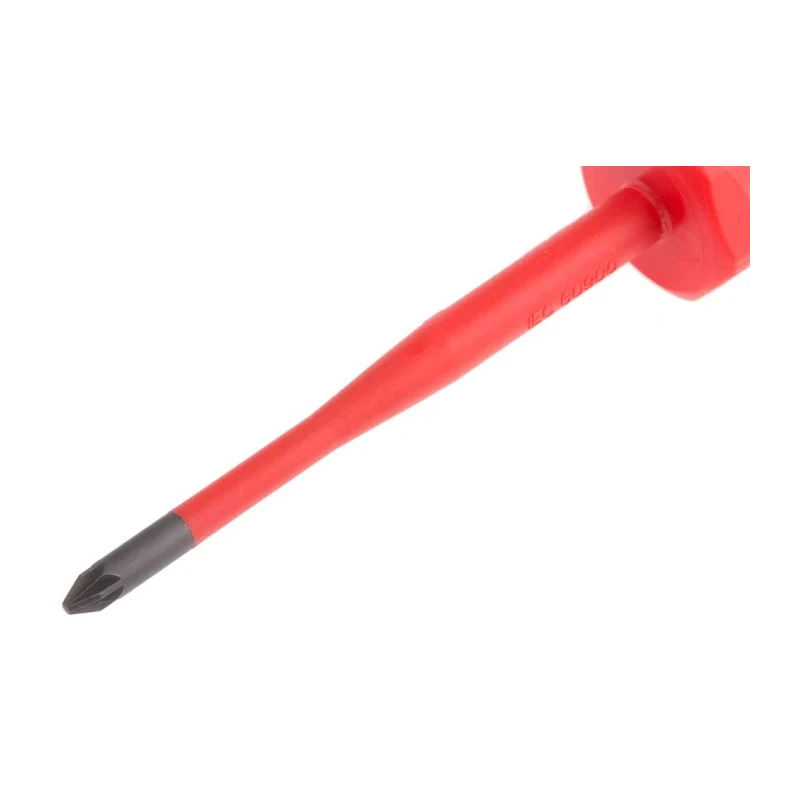 Wera Insulated Screwdriver PZ1 Tip 80 mm Chrome Plated Stainless Steel Blade 178 mm Overall Length VDE 1000V 05006460001