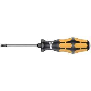 Wera Standard Torx & Torx Plus Screwdriver, T15 Tip, 80 mm Blade Length, 178 mm Overall Length 05024400001