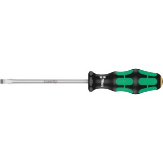 Wera Slotted Screwdriver 125 mm Blade, 230 mm Overall Length, Insulated, Stainless Steel Blade 05007620001