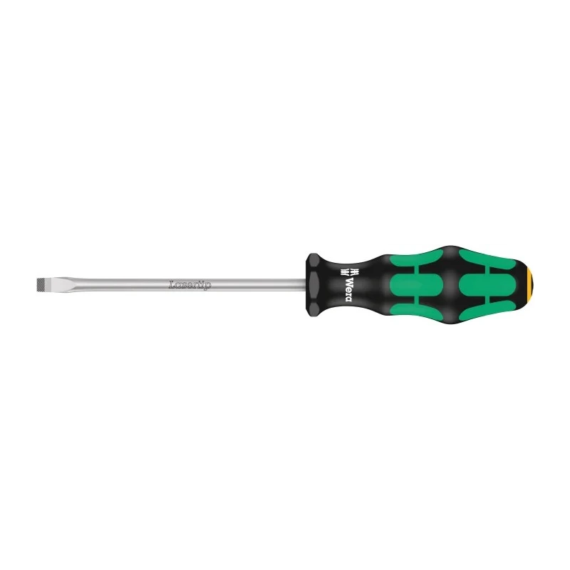 Wera Slotted Screwdriver 125 mm Blade, 230 mm Overall Length, Insulated, Stainless Steel Blade 05007620001