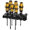 Wera Torx Standard Screwdriver Set, 6-Piece, Tip Sizes TX15 to TX40, Kraftform Handle 05024410001