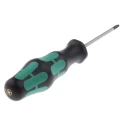 Wera Pozidriv Standard Screwdriver, PZ0 Tip, 60 mm Blade, 141 mm Overall Length 05009305001