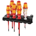 Wera Insulated Plus Minus Screwdriver Set 7-Piece IEC 60900 Certified, Czech Republic Origin 05006480001