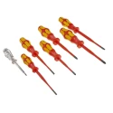 Wera Insulated Plus Minus Screwdriver Set 7-Piece IEC 60900 Certified, Czech Republic Origin 05006480001