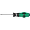 Wera Hexagon Screwdriver 4 mm Tip, 173mm Overall, Chrome Plated Blade, Multi Component Plastic Handle 05023115001