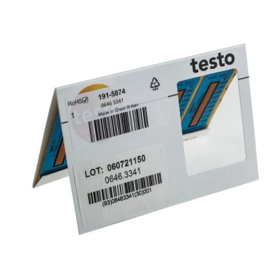 Testo Temperature Sensitive Label 204 °C to 260 °C 2 Levels 0646 3341