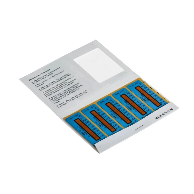 Testo Temperature Sensitive Label 204 °C to 260 °C 2 Levels 0646 3341