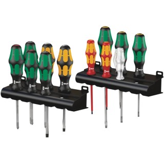 Wera 12-Piece Pozidriv, Slotted, Phillips Screwdriver Set 05051010001
