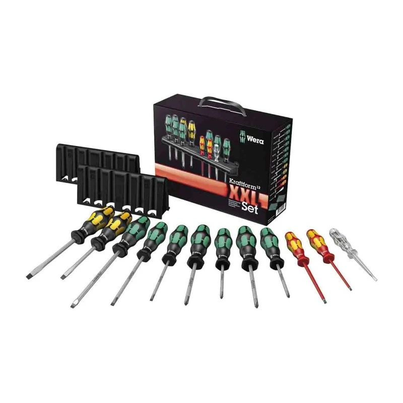 Wera 12-Piece Pozidriv, Slotted, Phillips Screwdriver Set 05051010001