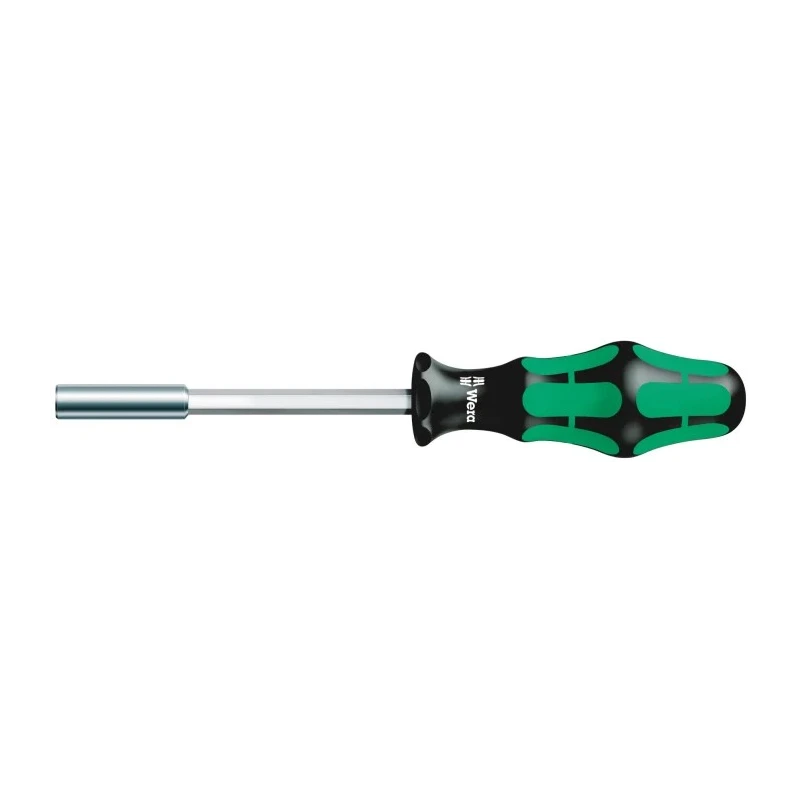 Wera Bit Holder Screwdriver 1/4 in Tip 120 mm Blade Chrome Plated Stainless Steel Blade 232 mm Overall 05051205001