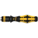 Wera Bit Holder Screwdriver with 1/4 in Tip, 90 mm Blade Length, Conductive ESD Multi-Component Kraftform Handle 05051273001