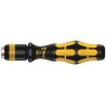 Wera Bit Holder Screwdriver with 1/4 in Tip, 90 mm Blade Length, Conductive ESD Multi-Component Kraftform Handle 05051273001