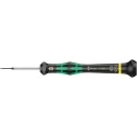 Wera Precision Screwdriver with 40 mm Chrome Plated Stainless Steel Blade, 0.16 x 0.8 mm Tip, 137mm Overall 05117990001