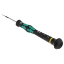 Wera Precision Screwdriver with 40 mm Chrome Plated Stainless Steel Blade, 0.16 x 0.8 mm Tip, 137mm Overall 05117990001