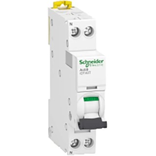 Schneider Electric Acti9 iDT40T Miniature Circuit Breaker, 1-Pole, 25A, Type C, 230V AC, 6 kA Breaking Capacity A9P22625