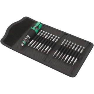 Wera Ball Point Interchangeable Standard Screwdriver Set 18-Piece with 1/4in Hexagon Drive 05059294001