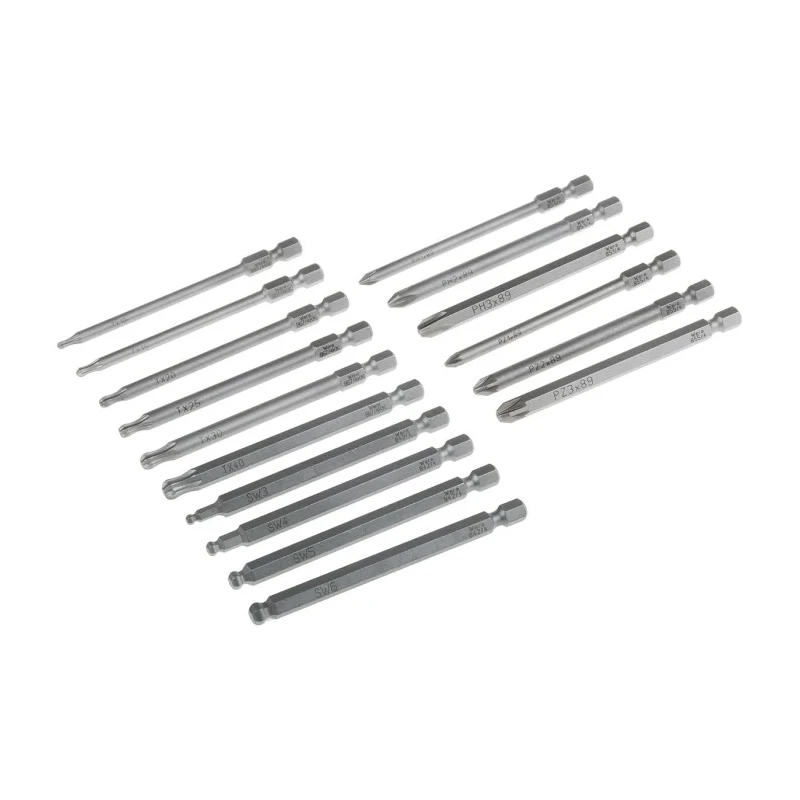 Wera Ball Point Interchangeable Standard Screwdriver Set 18-Piece with 1/4in Hexagon Drive 05059294001