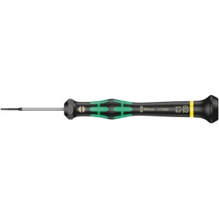 Wera Precision Screwdriver 0.2mm Tip Thickness, 40 mm Chrome Plated Stainless Steel Blade, 137mm Overall Length 05117992001