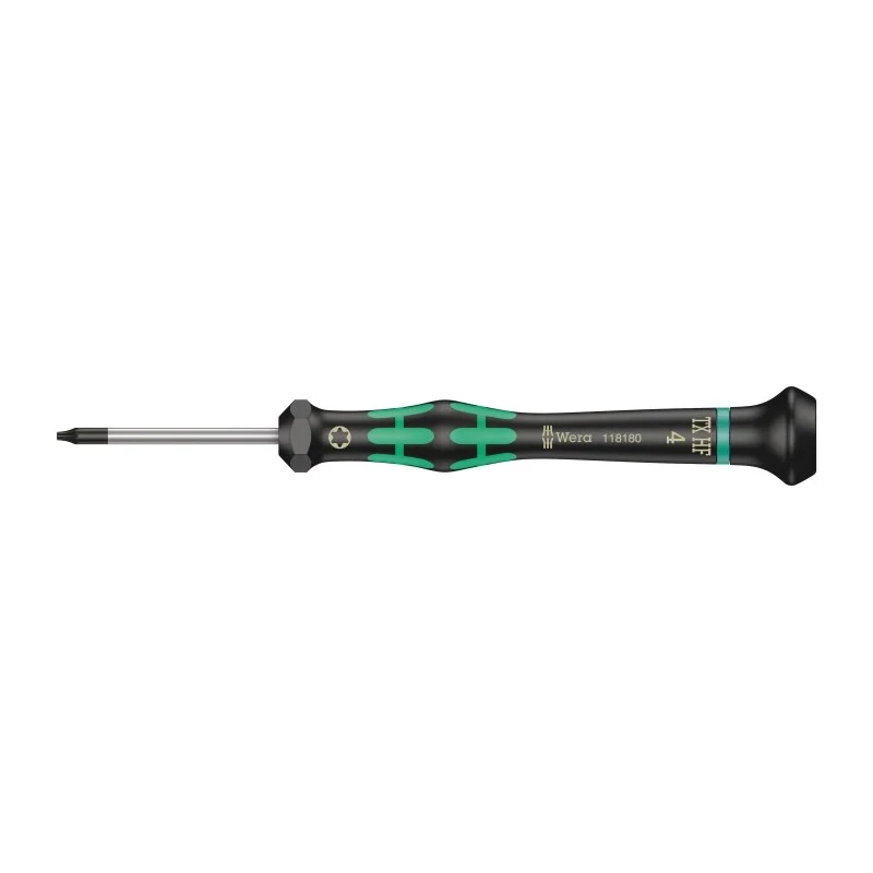 Wera Precision Screwdriver T4 Tip 40 mm Blade, 137 mm Overall 05118180001