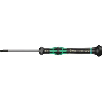 Wera Precision Screwdriver T10 Tip 60 mm Blade, 157 mm Overall 05118186001