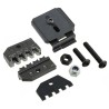TE Connectivity Ergocrimp Crimp Die Set, Coaxial Type, Insulated, Black, 4 Ports 539952-2