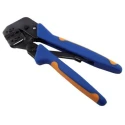 TE Connectivity Pro-Crimper III Manual Hand Crimp Tool for Heat Shrinkable Terminals, Adjustable Ratchet, AWG 20-10 58573-1