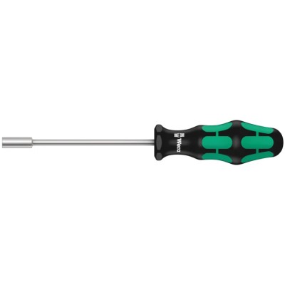 Wera Nut Driver with 4.5 mm Hexagon Tip, 125 mm Stainless Steel Blade, 223 mm Overall Length 05028220001